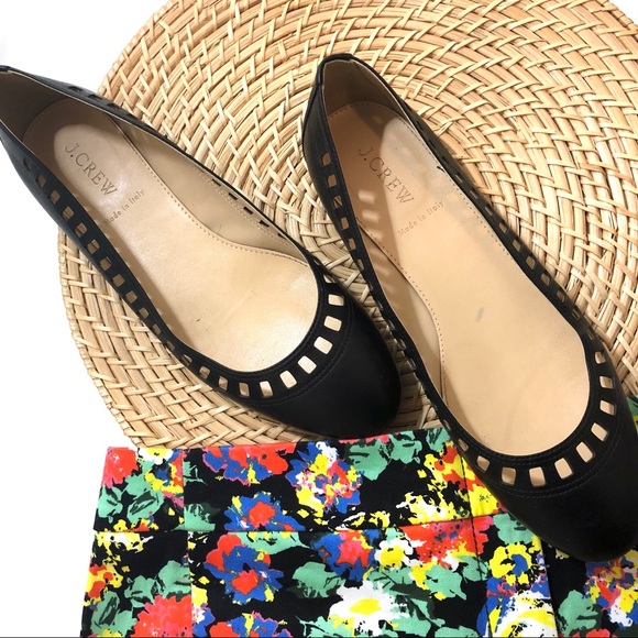 J. Crew Shoes - ✨J. CREW - Black Flats Sz 8